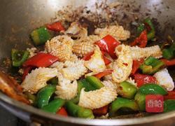 香辣鱿鱼花的做法图解9