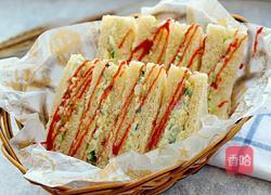 快手鸡蛋三明治的做法图解10