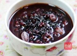 红豆黑米粥的做法图解7