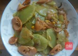 莴笋炒玉米腿的做法图解7
