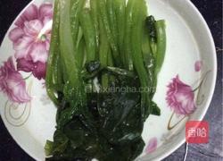 鲜虾菜心的做法图解2