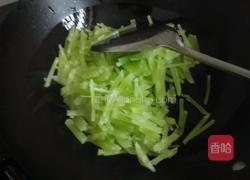 醋溜莴笋丝的做法图解5