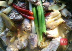 酸菜老鸭汤的做法图解4