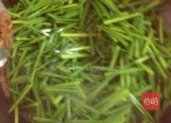 虫草花炒韭苔的做法图解6