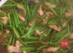 虫草花炒韭苔的做法图解8