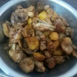 电饭煲栗子鸡的做法[图]