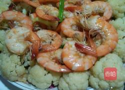 花菜虾仁的做法图解4