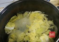 白菜莲花粉丝汤的做法图解8
