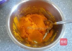 南瓜红豆包的做法图解2