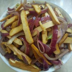 洋葱炒豆干的做法[图]