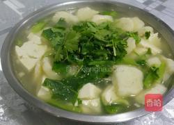 鱼丸豆腐小白菜汤的做法图解4