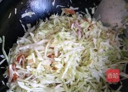 甘蓝炒肉的做法图解5