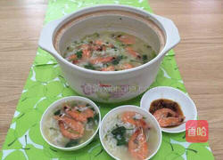 鲜虾砂锅粥的做法图解15