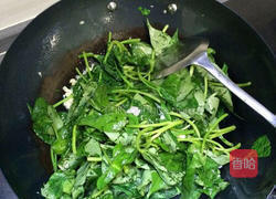 蒜香红薯叶的做法图解5