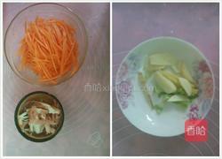 胡萝卜炒肉丝的做法图解2