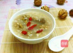 百合核桃瘦肉粥的做法图解5