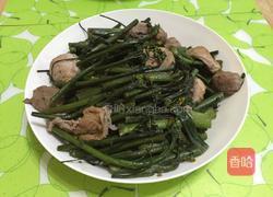 紫菜心炒肉片的做法图解8