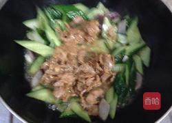 黄瓜炒肉的做法图解7