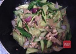 黄瓜炒肉的做法图解8