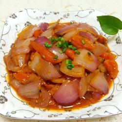 洋葱炒西红柿的做法[图]