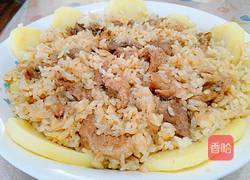 土豆糯米蒸里脊肉的做法图解9
