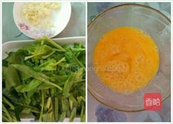 菠菜炒鸡蛋的做法图解1
