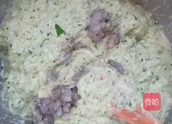 Celery Leaf Shrimp Cake Recipe Illustration 7