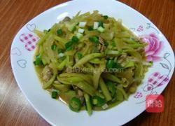 瓢瓜炒瘦肉的做法图解10