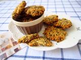 黑芝麻燕麦高纤饼干的做法[图]