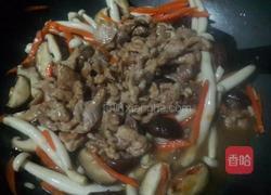 蚝油双菇肉片的做法图解6