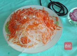 蒜末胡萝卜拌粉丝的做法图解6
