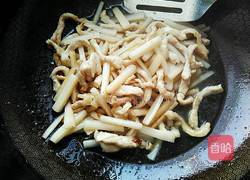 藕丝炒肉段的做法图解13
