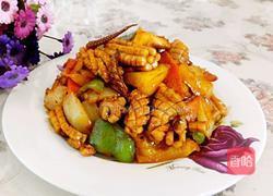 韩式酱爆鱿鱼的做法图解7