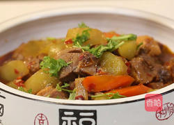 川香青笋炖田鸭的做法图解10