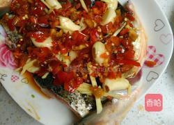 剁椒鱼头的做法图解7