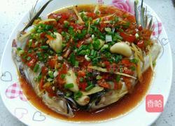 剁椒鱼头的做法图解14