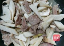肉片炒杏鲍菇的做法图解4