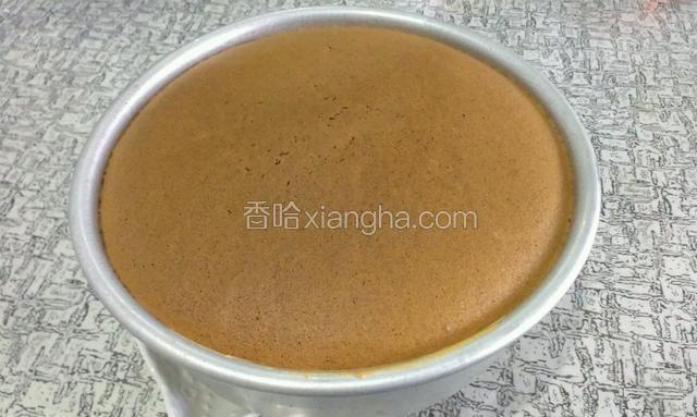 时间到了，香喷喷的蛋糕出炉