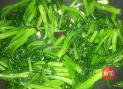 清炒菜心的做法图解3