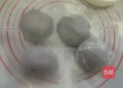 Illustration of how to make purple rice steamed buns 8