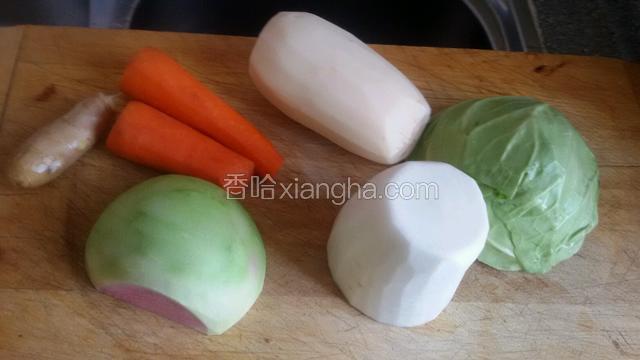 准备身材，所以身材洗净备用