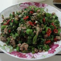 雪里红炒肉沫的做法[图]