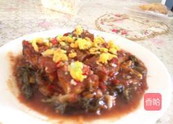 番茄汁泡菜豆腐酿的做法图解4