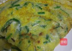 韭菜煎饼的做法图解4