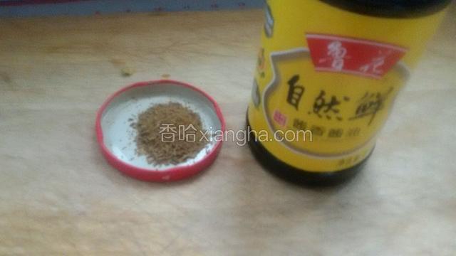自然鲜酱油，孜然粉准备齐