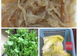 海蛰伴娃娃菜的做法图解1