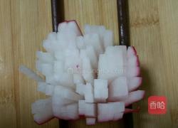 菊花萝卜的做法图解4