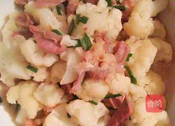 猪肉炒花菜的做法图解6