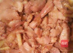 猪肉炒花菜的做法图解4