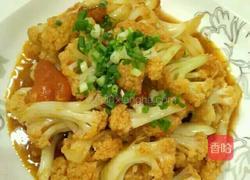 蕃茄烩菜花的做法图解3
